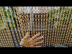 Μπλε αλυσίδα αλυσίδας με μπλε αλυσίδα με αλυσίδα