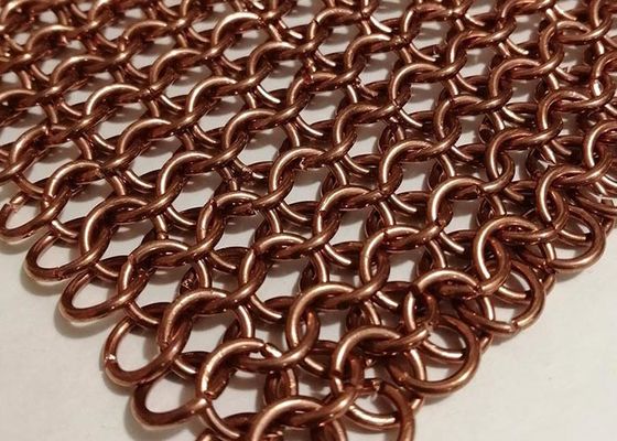 Δαχτυλίδι πλεξουδών αλυσίδων, κουρτίνα Chainmail, κουρτίνα μετάλλων δαχτυλιδιών για την οικοδόμηση της εξωτερικής και εσωτερικής διακόσμησης