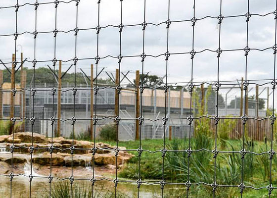H2.4m υψηλός εκτατός φράκτης καλωδίων μετάλλων φρακτών τομέων για το αγρόκτημα και το λιβάδι