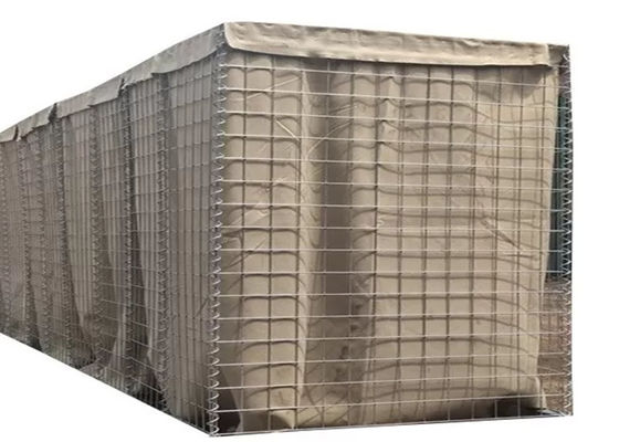 Τοίχος στρατιωτικό Gabion 4mm προμαχώνων Hesco Gabion διάμετρος καλωδίων 5mm