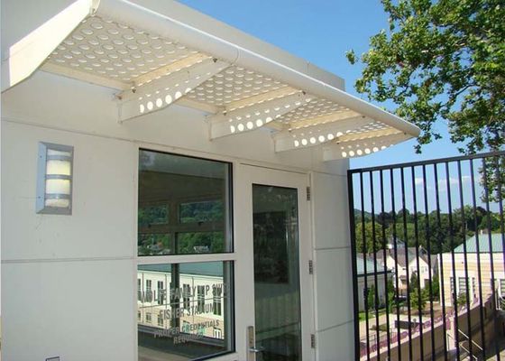 Διατρυπημένες Sunshade μετάλλων επιτροπές αισθητικά και αερισμένος για το αρχιτεκτονικό σύστημα ελέγχου ήλιων