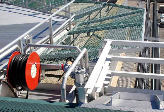 316L υψηλή εκτατή δύναμη διχτυού ασφαλείας ελικοδρομίων συνδέσεων αλυσίδων SS