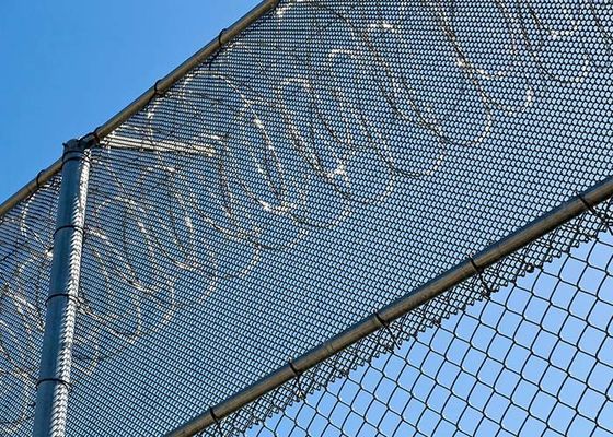 Στρατιωτική Άμυνα 10 Φουτ Φράχτης Αλυσίδας με Μαχαιρωμένο Σύρμα και Ραζίδιο Σύρμα