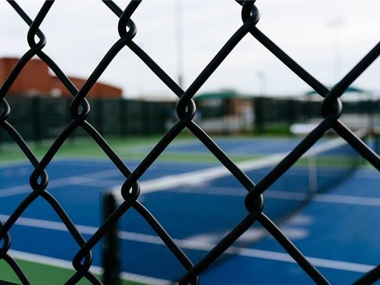 6 μεγέθους βινυλίου επικαλυμμένο φράχτη αλυσίδας σύνδεσης 6 ft ύψος 50 ft ρολό