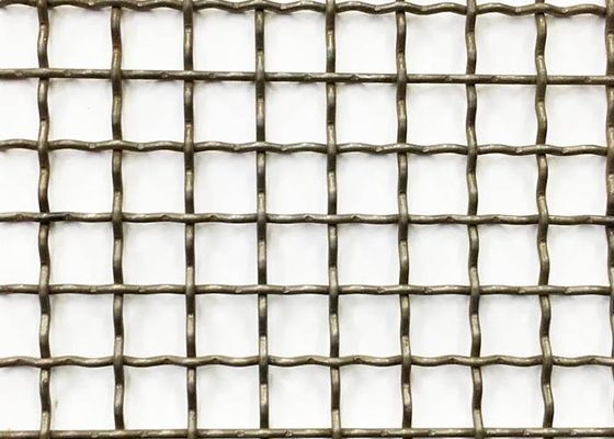 Τετράγωνο Δίχτυ Δονητικής Οθόνης 1mm-100mm Άνοιγμα Χάλυβας Υψηλής Αντοχής