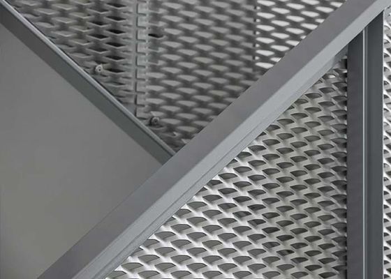 Ατσάλι από ανοξείδωτο χάλυβα 304 1.5mm Επεκτεινόμενη μεταλλική περίφραξη Πίνακες φόρτωσης Ασφάλεια Σκληρό ανθεκτικό