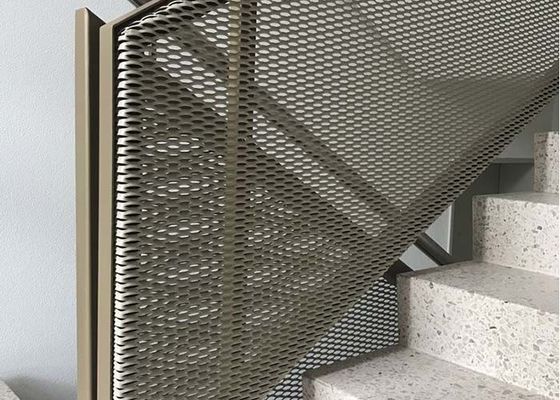 Ατσάλι από ανοξείδωτο χάλυβα 304 1.5mm Επεκτεινόμενη μεταλλική περίφραξη Πίνακες φόρτωσης Ασφάλεια Σκληρό ανθεκτικό
