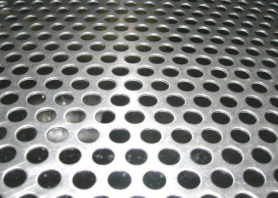 0.8mm Τρύπα Ζυθοποιημένη Στρογγυλή Τρύπα Διατρυβωμένο Χαλύβδινο φύλλο Για Φασάδες Κτιρίων