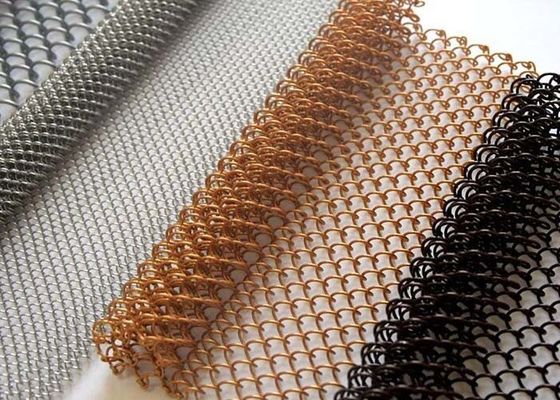 1.0 mm Διάμετρος σύρματος Αλουμινίου Μεταλλική περιστροφή Κεραμίδας Κεραμίδας εσωτερικού διακοσμητικού πλέγματος για σπίτια και ξενοδοχεία