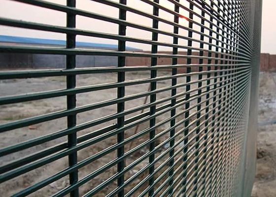 Μαύρο 358 Αντιανυψωτικό Ακατασταλμένο Δίκτυο Γαλβανισμένης Φράχτης για υψηλότερη αντοχή