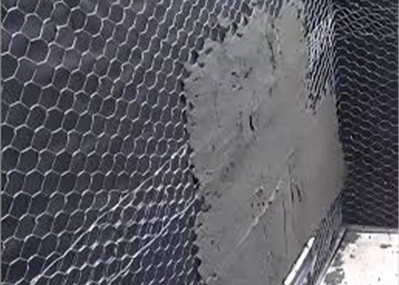 Εξάγωνη συρμάτινη πλέξη ως πλέγμα σοβά για ενίσχυση στέγης και τοίχου