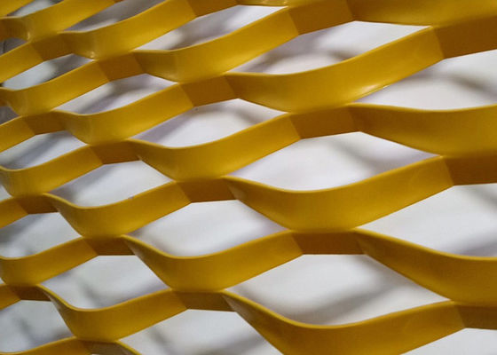 Πυροποιημένο αλουμίνιο με επεκταμένο μεταλλικό δίχτυ για την πρόσοψη επένδυσης κτιρίων