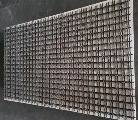 Αντιτυφλωτικό υφαντό πλέγμα οθόνης 870x1500mm 40mm διάφραγμα Wet Sticky Ore Panel